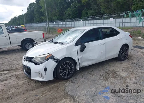 2016 Toyota Corolla S Plus из США, поврежденный, VIN 2T1BURHE0GC603645